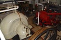 Medemblik, Netherlands. February 28, 2024. Old steamengines in the Steamenigin Museum in Medemblik Royalty Free Stock Photo