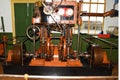 Medemblik, Netherlands. February 28, 2024. Old steamengines in the Steamenigin Museum in Medemblik Royalty Free Stock Photo