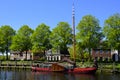 Traditional Dutch cargo sailing schip