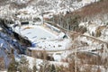 Medeo (Medeu) rink in Almaty, Kazakhstan