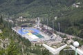 Medeo (Medeu) rink in Almaty, Kazakhstan