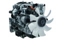 Medern engine isolated on white background Royalty Free Stock Photo
