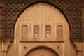 Medersa Ben Youssef. Detail. Marrakesh . Morocco Royalty Free Stock Photo