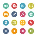 Media center Icons -- Fresh Colors Series