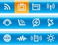 Media & Communications - Vector Icons Set Royalty Free Stock Photo