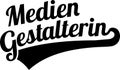 Media designer female retro german