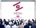 Media Digital Communication Information Social Concept Royalty Free Stock Photo