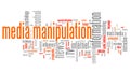Media manipulation Royalty Free Stock Photo