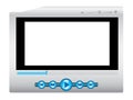 Media player background Royalty Free Stock Photo