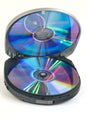 Media player with compact disk Royalty Free Stock Photo