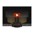 Media player with a guitar in perspective
