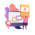 Media player vector concept metaphor Royalty Free Stock Photo