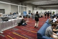 Media and press room at the Consumer Electronic Show CES 2020