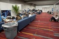 Media and press room at the Consumer Electronic Show CES 2020