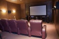 Media room Royalty Free Stock Photo