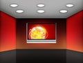 Media room Royalty Free Stock Photo