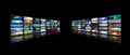 Media Screens Royalty Free Stock Photo