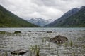 Medial Multinskiye lake, Altai mountains, Russia