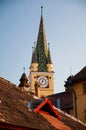 Medias, Romania - Tower of the Buglers Royalty Free Stock Photo