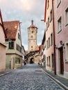 Mediaval Fairy Tale City Rothenburg Royalty Free Stock Photo