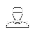 Medic icon in outline style