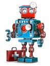 Medic Robot. Technology concept. . Contains clipping path Royalty Free Stock Photo