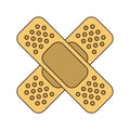 Medica band aids Royalty Free Stock Photo