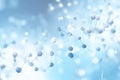 Medical abstract gradient background with molecules for science and technology Royalty Free Stock Photo
