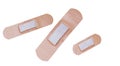 Medical adhesive plasters, first aid for cuts