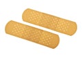 Medical adhesive plasters on white background Royalty Free Stock Photo