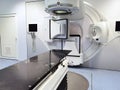 advanced linear accelerator in oncological cancer therapy in a modern hospital