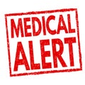 Medical alert sign or stamp