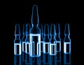 Medical ampoules Royalty Free Stock Photo