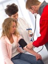 Medical assistance - Measuring blood pressure