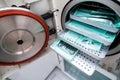 Medical autoclave for sterilising surgical and Royalty Free Stock Photo