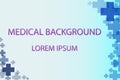 MEDICAL BACKGROUND BLUE CROSS