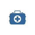 Medical bag logo design vector template, Travel logo design concept, Icon symbol Royalty Free Stock Photo