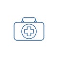 Medical bag logo design vector template, Travel logo design concept, Icon symbol Royalty Free Stock Photo