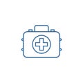 Medical bag logo design vector template, Travel logo design concept, Icon symbol Royalty Free Stock Photo