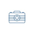 Medical bag logo design vector template, Travel logo design concept, Icon symbol Royalty Free Stock Photo