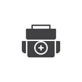 Medical bag vector icon Royalty Free Stock Photo