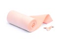 Medical bandage roll, Elastic bandage roll isolated on white background