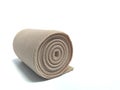 Medical bandage roll isolated on white background. Royalty Free Stock Photo