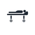 Medical barrow icon