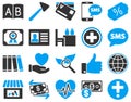 Medical bicolor icons Royalty Free Stock Photo