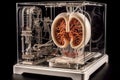 Medical bio 3d printer prints human kidneys for transplantation in the laboratory, AI Generated