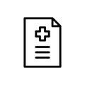 Medical blank icon