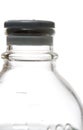 Medical bottle with saline - top Royalty Free Stock Photo