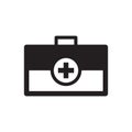 Medical Briefcase Icon - Doctor Bag Vector Royalty Free Stock Photo