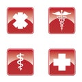 Medical button set .